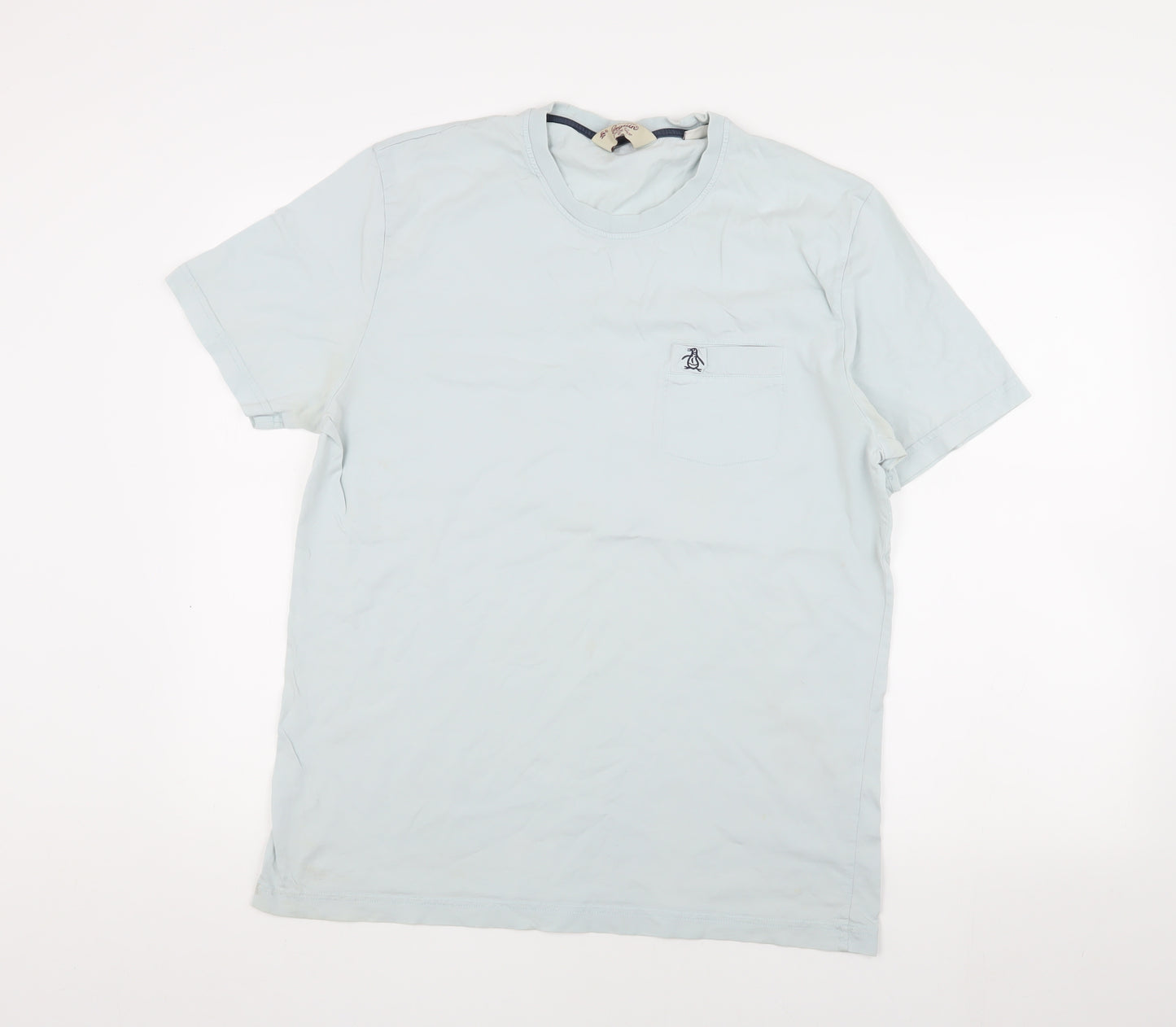 Penguin Men's XL White Cotton Crew Neck T-Shirt