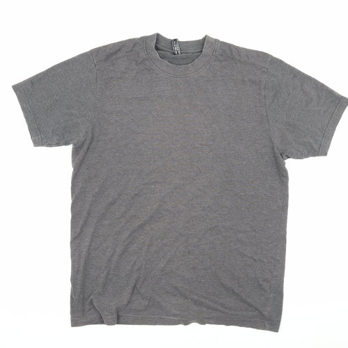 Jonnay Men's Grey S Crew Neck Jersey T-Shirt