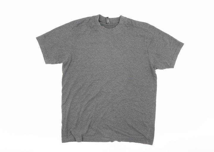 Jonnay Men's Grey S Crew Neck Jersey T-Shirt