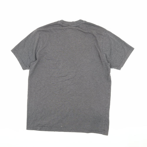 Jonnay Men's Grey S Crew Neck Jersey T-Shirt