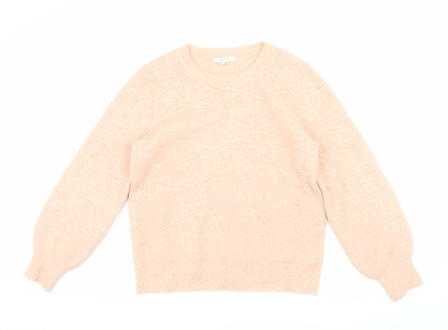 White Stuff Women's Pink Pullover Jumper Size 10
