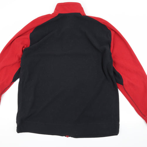 Nike Men's Black and Red 2XL Therma-Fit Jacket