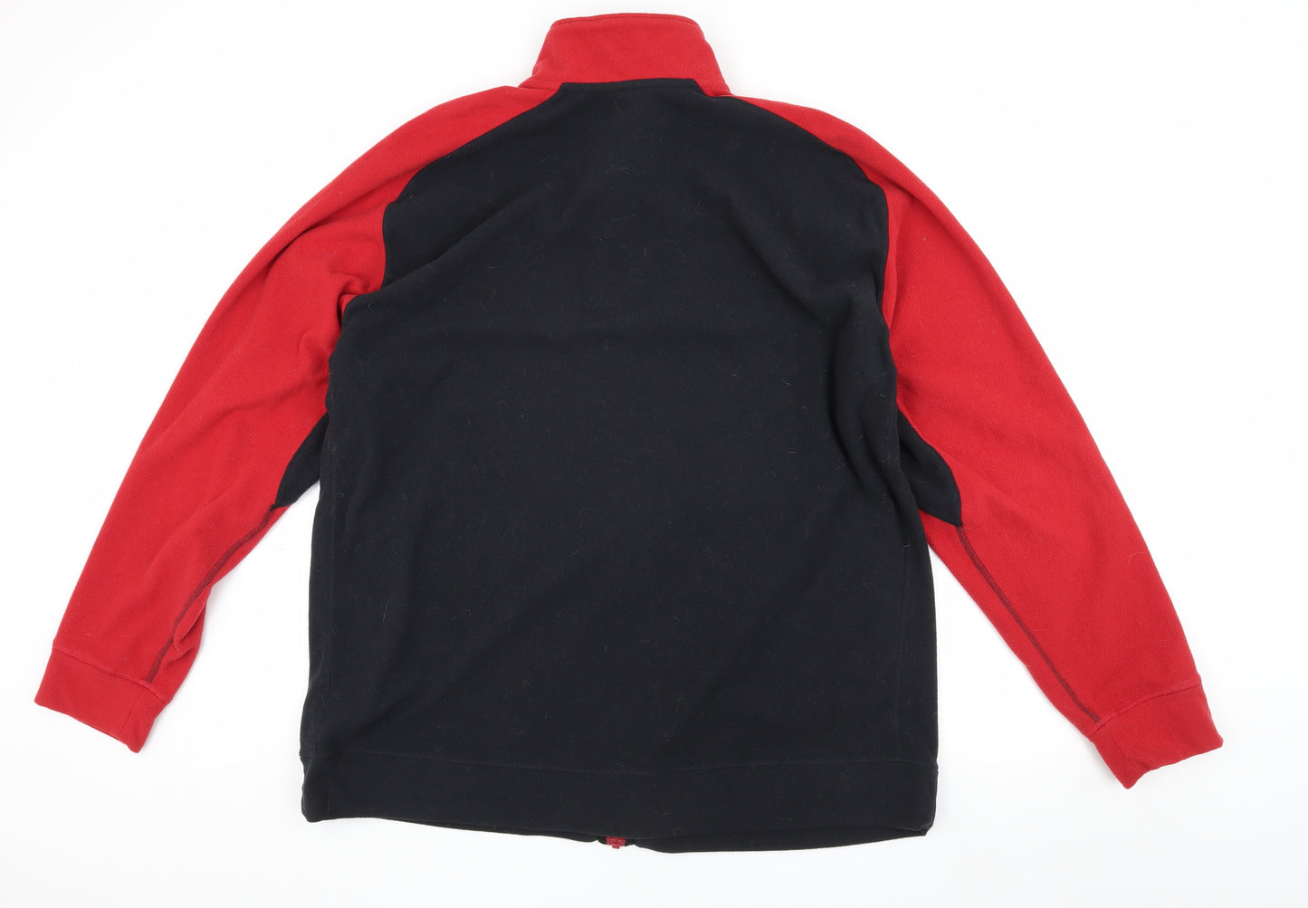 Nike Men's Black and Red 2XL Therma-Fit Jacket