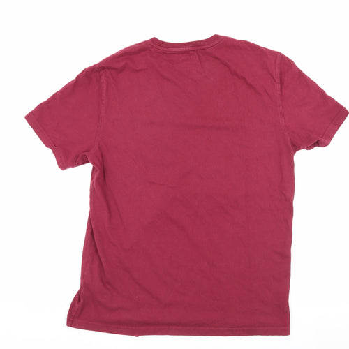 FatFace Men's Red Cotton Crew Neck T-Shirt M