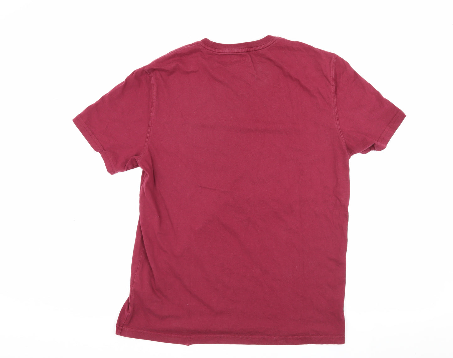 FatFace Men's Red Cotton Crew Neck T-Shirt M