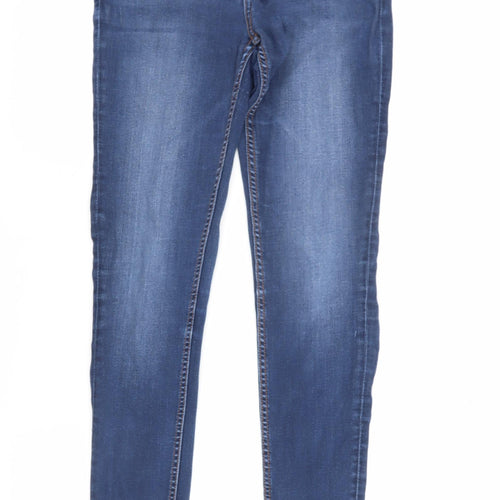 Jack Wills Men's Blue Skinny Jeans, Size 27, Medium Wash