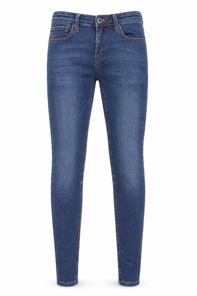 Jack Wills Men's Blue Skinny Jeans, Size 27, Medium Wash