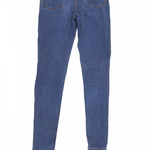 Jack Wills Men's Blue Skinny Jeans, Size 27, Medium Wash