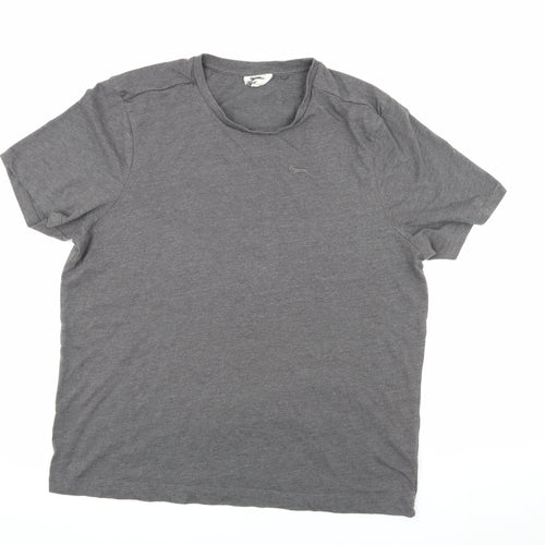 Slazenger Men's Large Grey Crew Neck T-Shirt