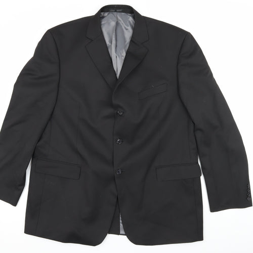 Taylor & Reece Men's Black Suit Jacket 46L