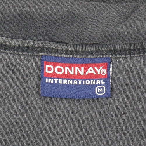 Donnay Men's Black Tank Top, Medium, Cotton, Sleeveless