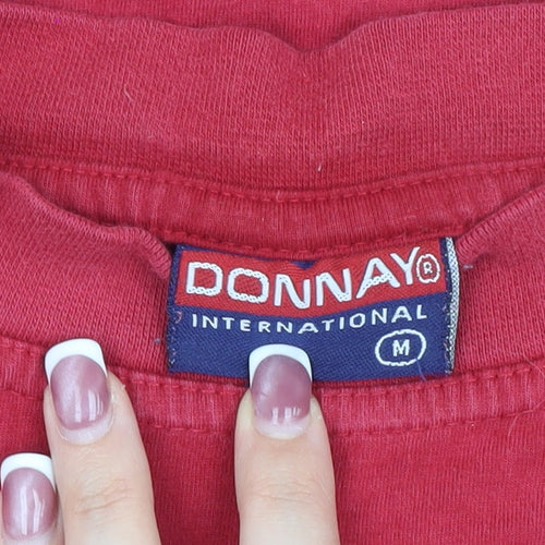Donnay Men's Red Medium Crew Neck T-Shirt