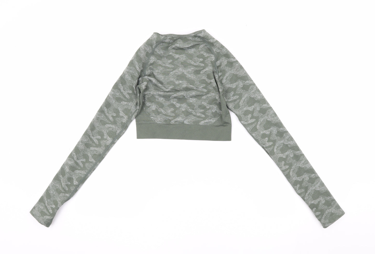 Everlast Women's Green Camouflage Crop Top Size 8