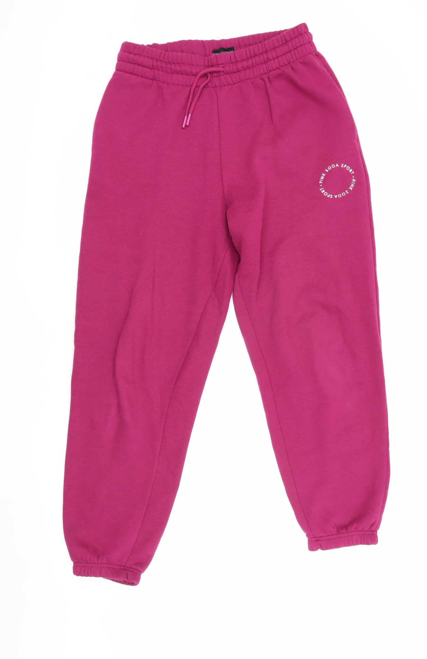 Pink Soda Sport Women's Pink Jogger Trousers Size 10