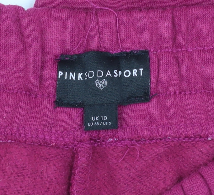 Pink Soda Sport Women's Pink Jogger Trousers Size 10