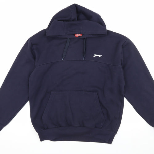 Slazenger Men's Blue M Pullover Hoodie with Logo