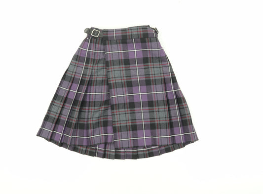 James Pringle Girls Multicoloured Pleated Wool Skirt 4-5 Years