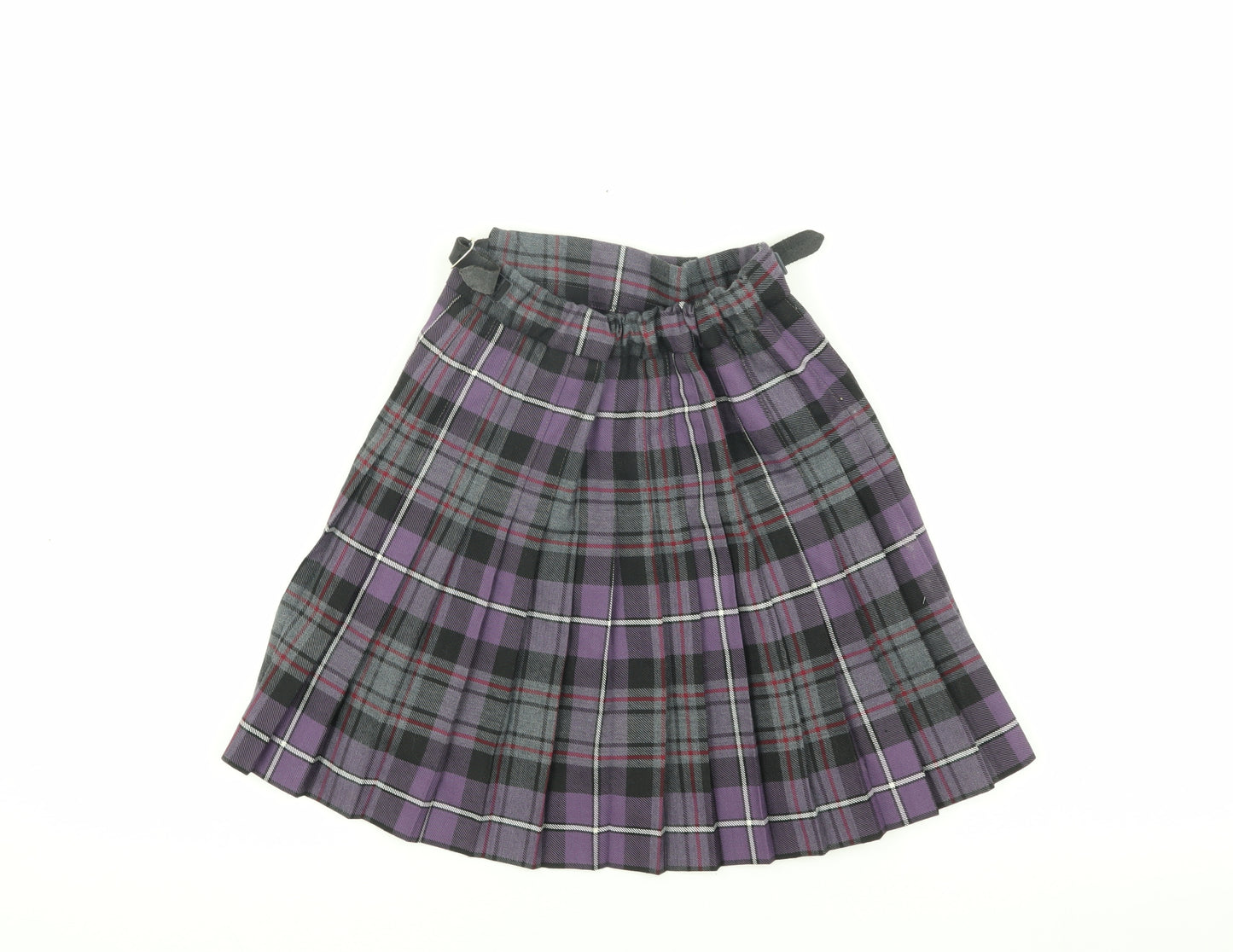 James Pringle Girls Multicoloured Pleated Wool Skirt 4-5 Years