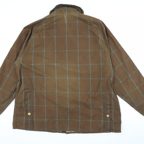 Barbour Men's XL Brown Waxed Classic Bedale Jacket
