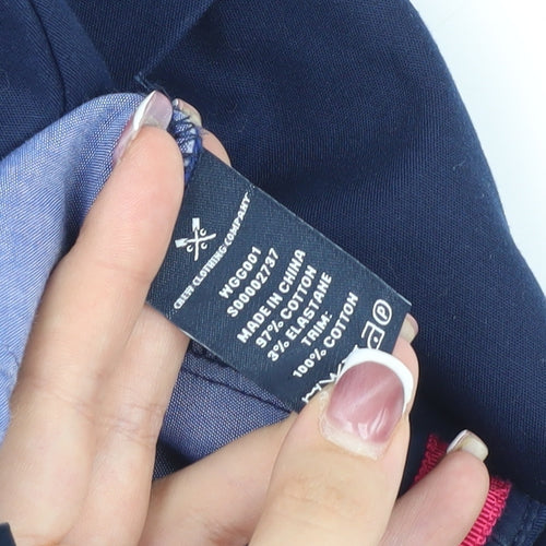 Crew Clothing Boys Blue Regular Trousers 10 Years