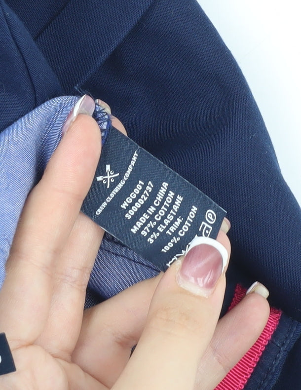 Crew Clothing Boys Blue Regular Trousers 10 Years