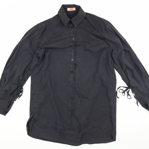 MISSPAP Women's Black Button-Up Shirt Size 10