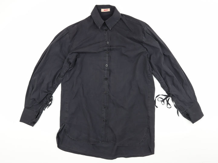 MISSPAP Women's Black Button-Up Shirt Size 10