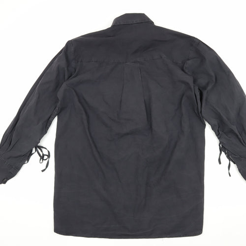 MISSPAP Women's Black Button-Up Shirt Size 10