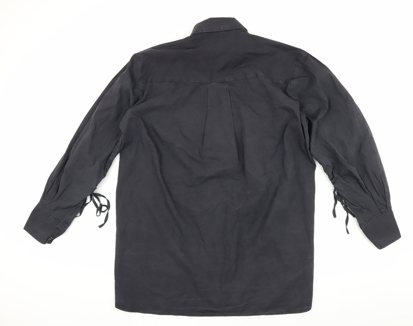 MISSPAP Women's Black Button-Up Shirt Size 10