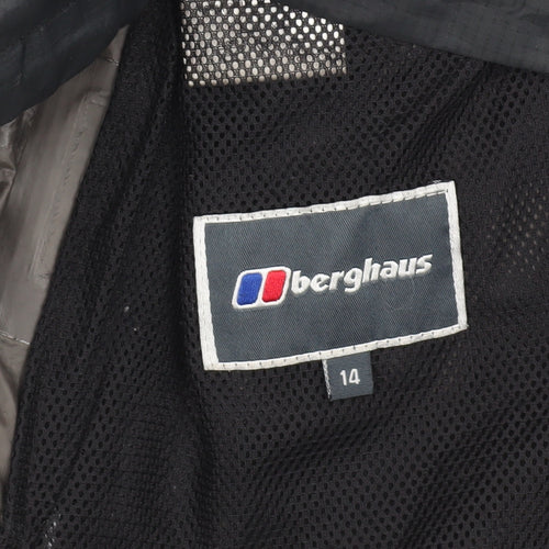 Berghaus Boys Black Waterproof Windbreaker Jacket Size 14