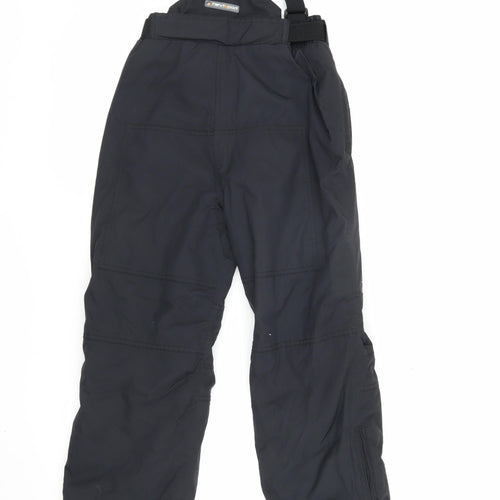 Nevisport Boys Black Snow Pants, Size 8 Years, Waterproof