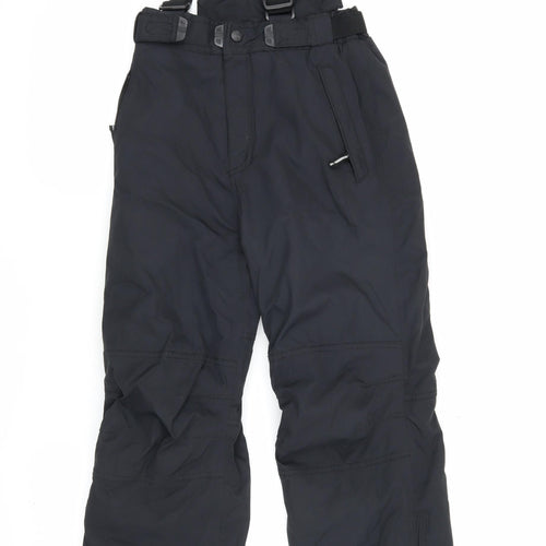 Nevisport Boys Black Snow Pants, Size 8 Years, Waterproof