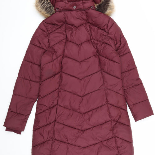 Barbour Women's Red Puffer Jacket Size 12
