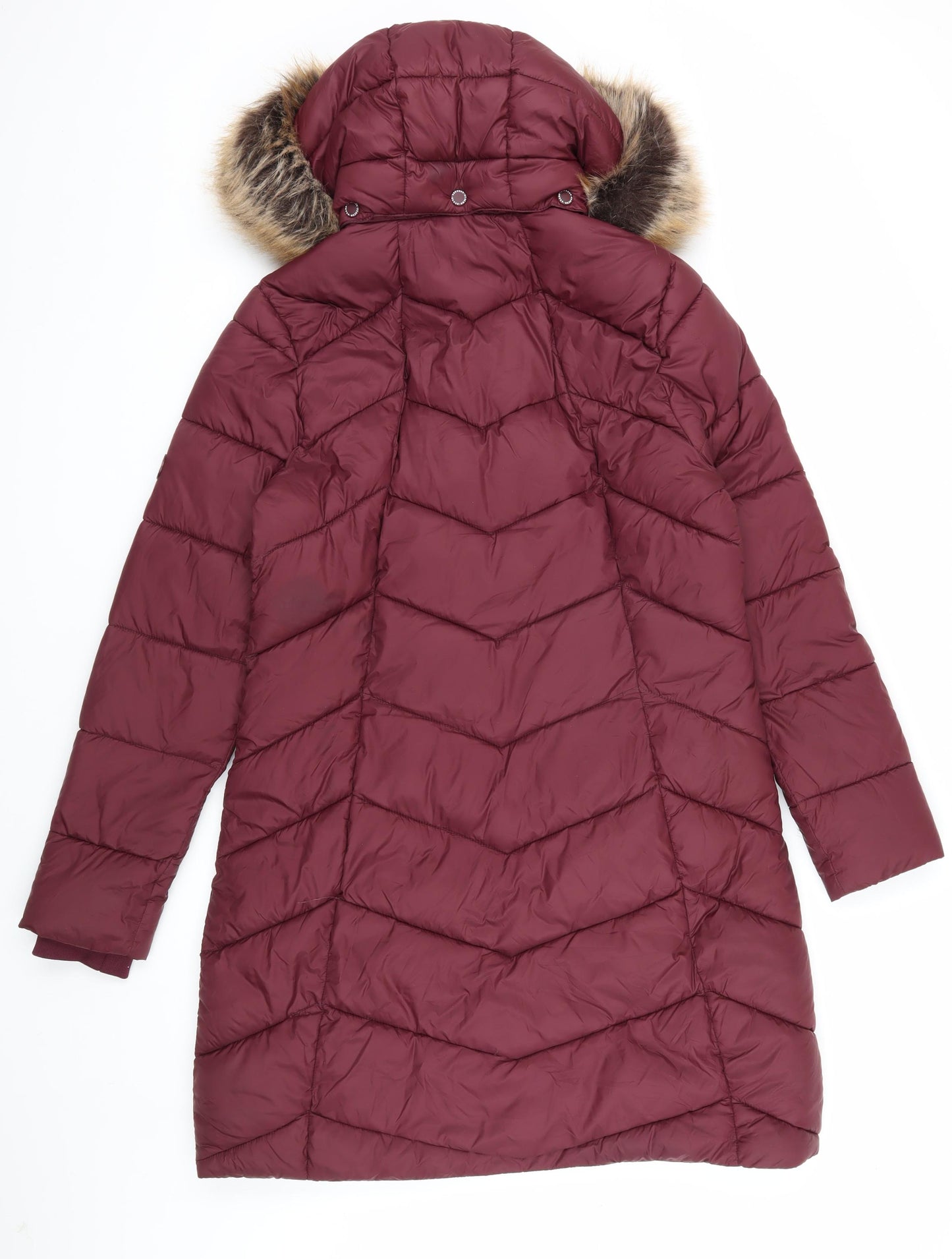 Barbour Women's Red Puffer Jacket Size 12