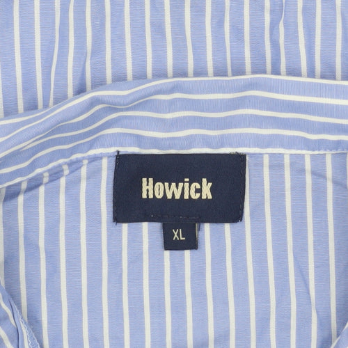 Howick Blue Striped XL Men's Casual Button-Up Shirt