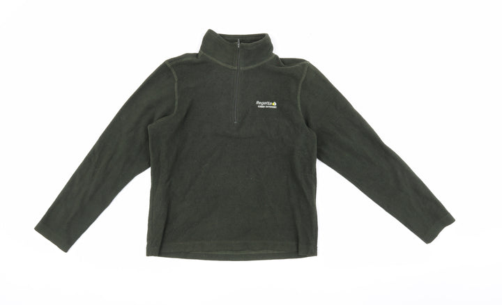 Regatta Boys' Green Fleece 1/4 Zip Sweatshirt 11-12 Years