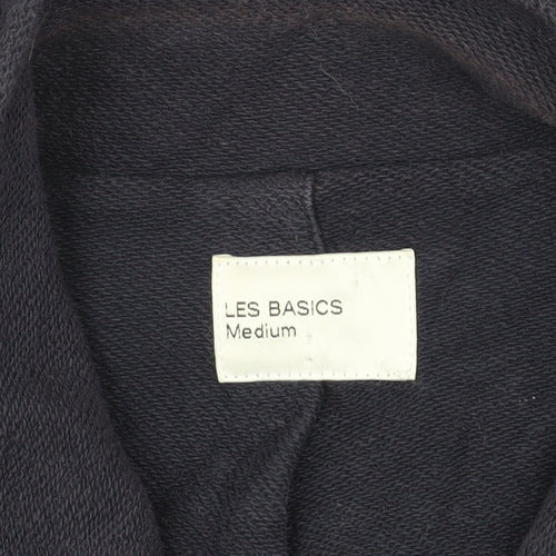 Les Basics Men's Blue Medium Cotton Jacket