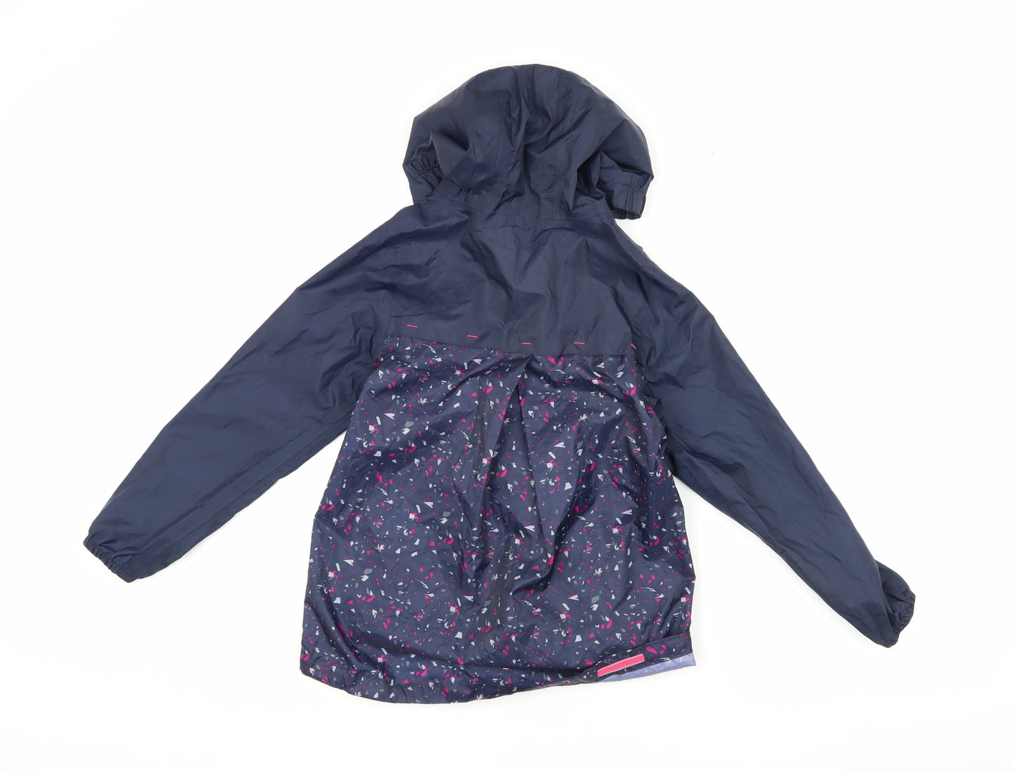 Quechua Girls Blue Hooded Jacket 7-8 Years