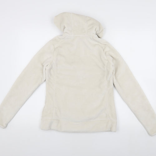 Decathlon Girls Ivory Fleece Hooded Jacket 12-13 Years