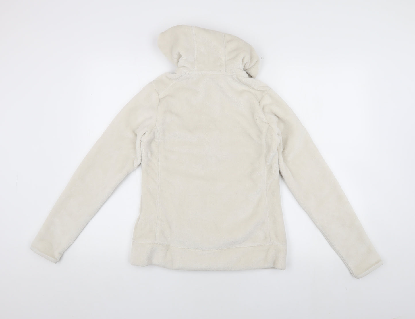 Decathlon Girls Ivory Fleece Hooded Jacket 12-13 Years