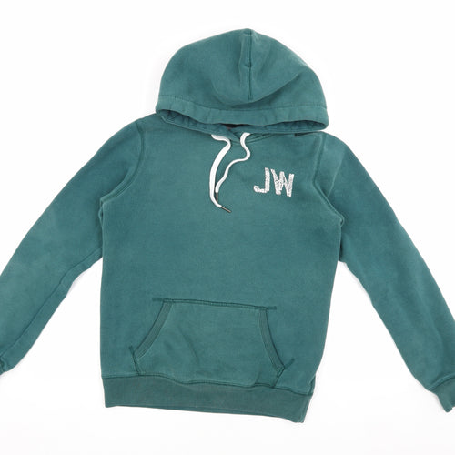 Jack Wills Women's Green Pullover Hoodie UK Size 10