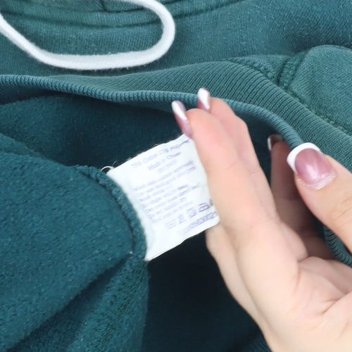 Jack Wills Women's Green Pullover Hoodie UK Size 10