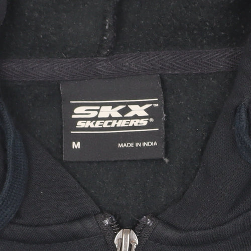 Skechers Men's Black Medium Full Zip Hooded Jacket