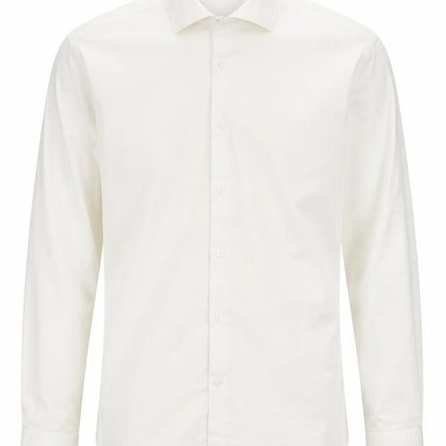 Moss London Men's Slim White Shirt 39 Long Sleeve
