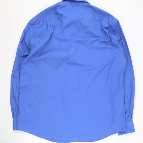 Debenhams Men's Blue Classic Fit Button-Up Shirt