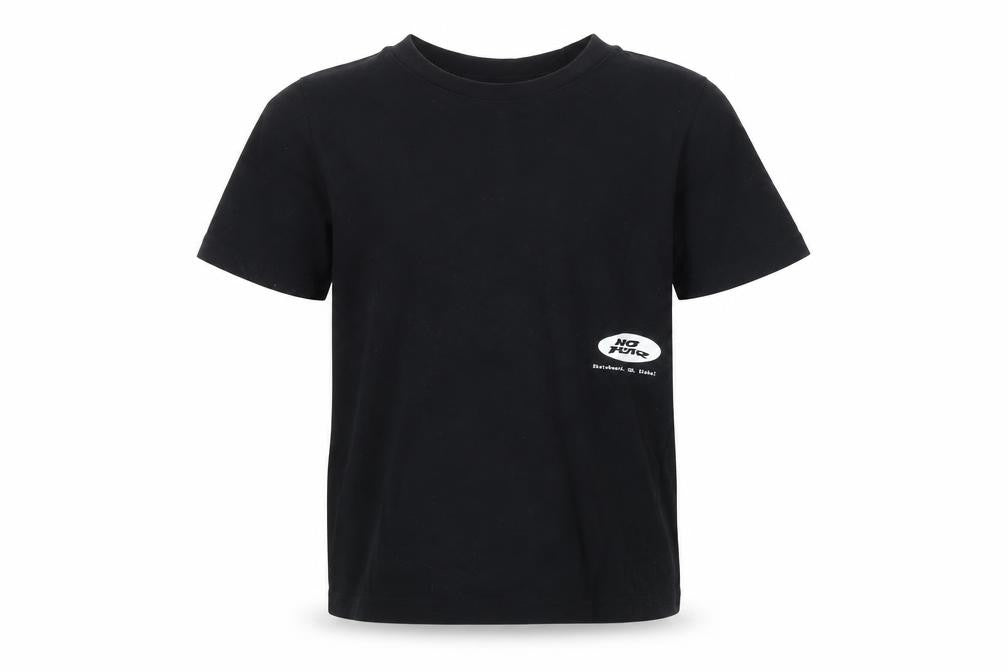 No Fear Boys Black T-Shirt, Size 7-8 Years, Cotton, Casual Wear