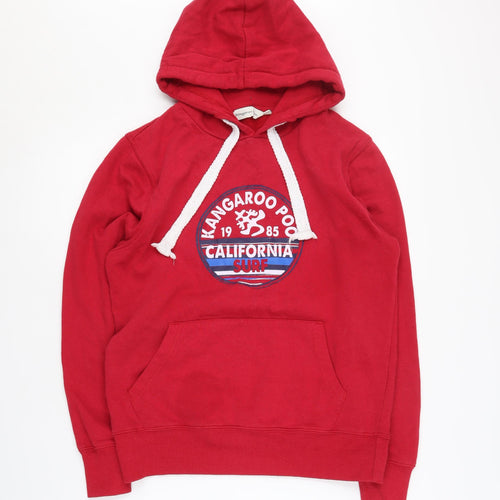 Kangaroo Poo Men's Red Small Pullover Hoodie