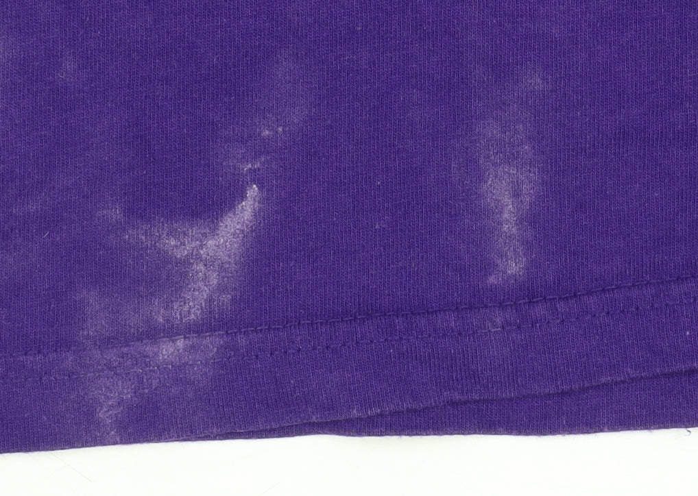 Walt Disney World Girls Purple Tinker Bell T-Shirt XL Casual