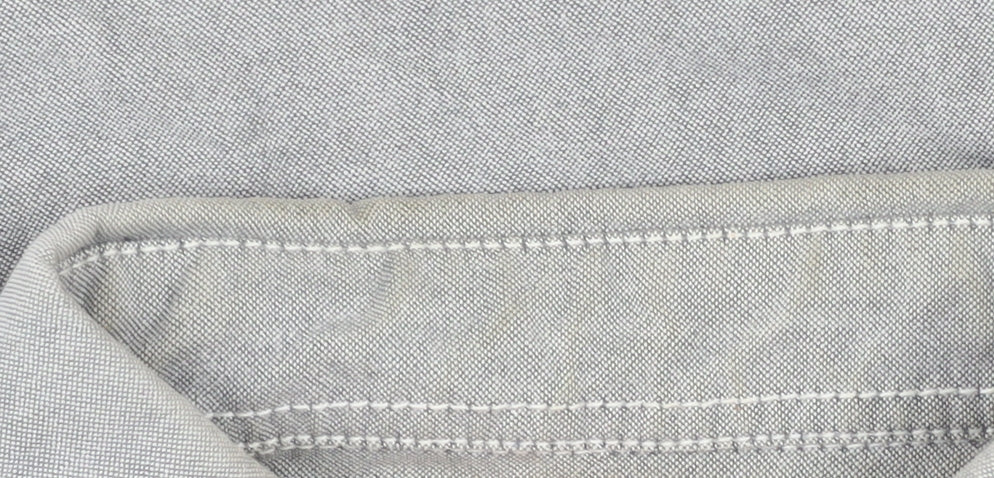 French Connection Men's Grey Short Sleeve Casual Shirt