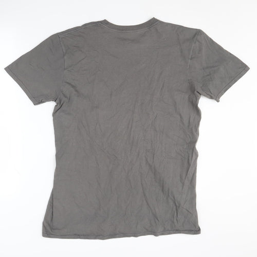 The Beatles Men's Grey Graphic T-Shirt L